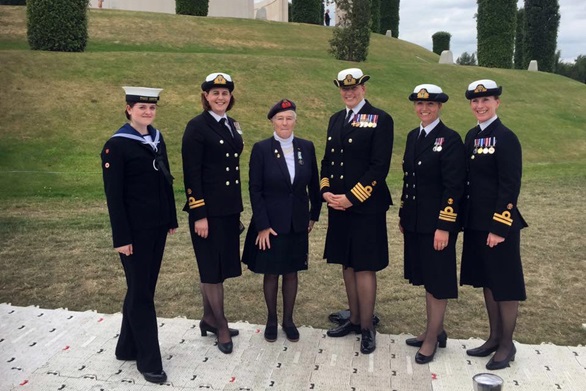 Naval servicewomen join sister services for Women At War centenary commemoration