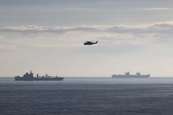 HMS Prince of Wales and the UK Carrier Strike Group have completed Exercise Joint Warrior alongside NATO allies and partners. Picture: LPhot Belinda Alker