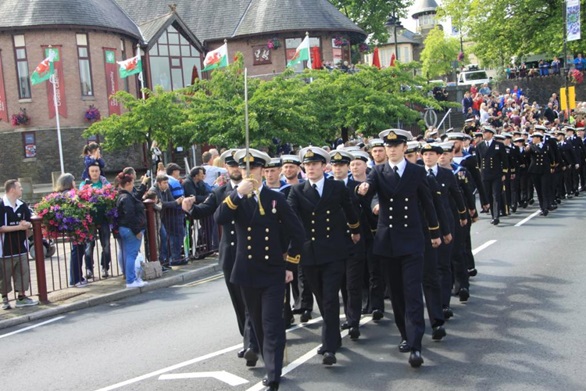 HMS Tyne attends Armed Forces Day in Cardiff