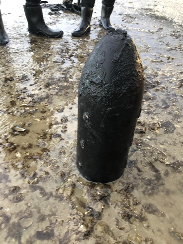 19th century shell found in Southend-on-sea