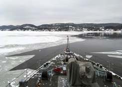Echoes of WW2 as HMS Cattistock clears mines around Oslo