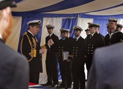 Awards hat trick for HMS Mersey