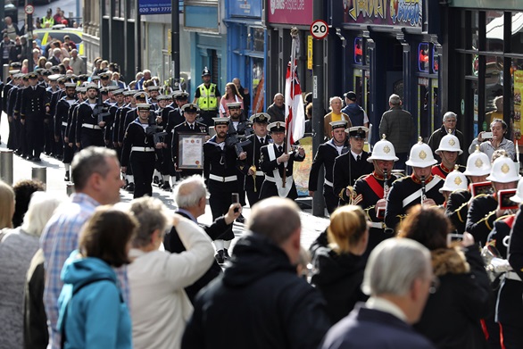 HMS Severn celebrates affiliation with final parade