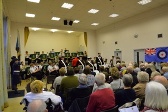 HMS Collingwood Volunteer Band support RAF100 event